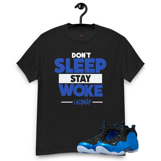 Air Foamposite One 'Royal' sleep black tee