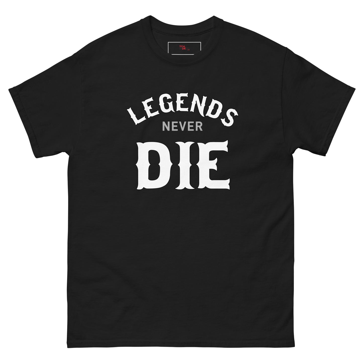 Jordan 4 white thunder legends black tee