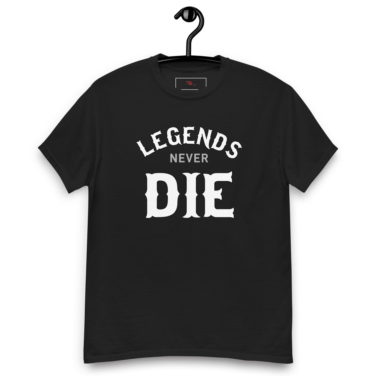 Jordan 4 white thunder legends black tee