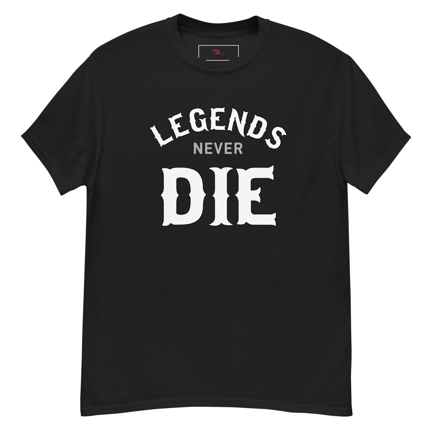 Jordan 4 white thunder legends black tee