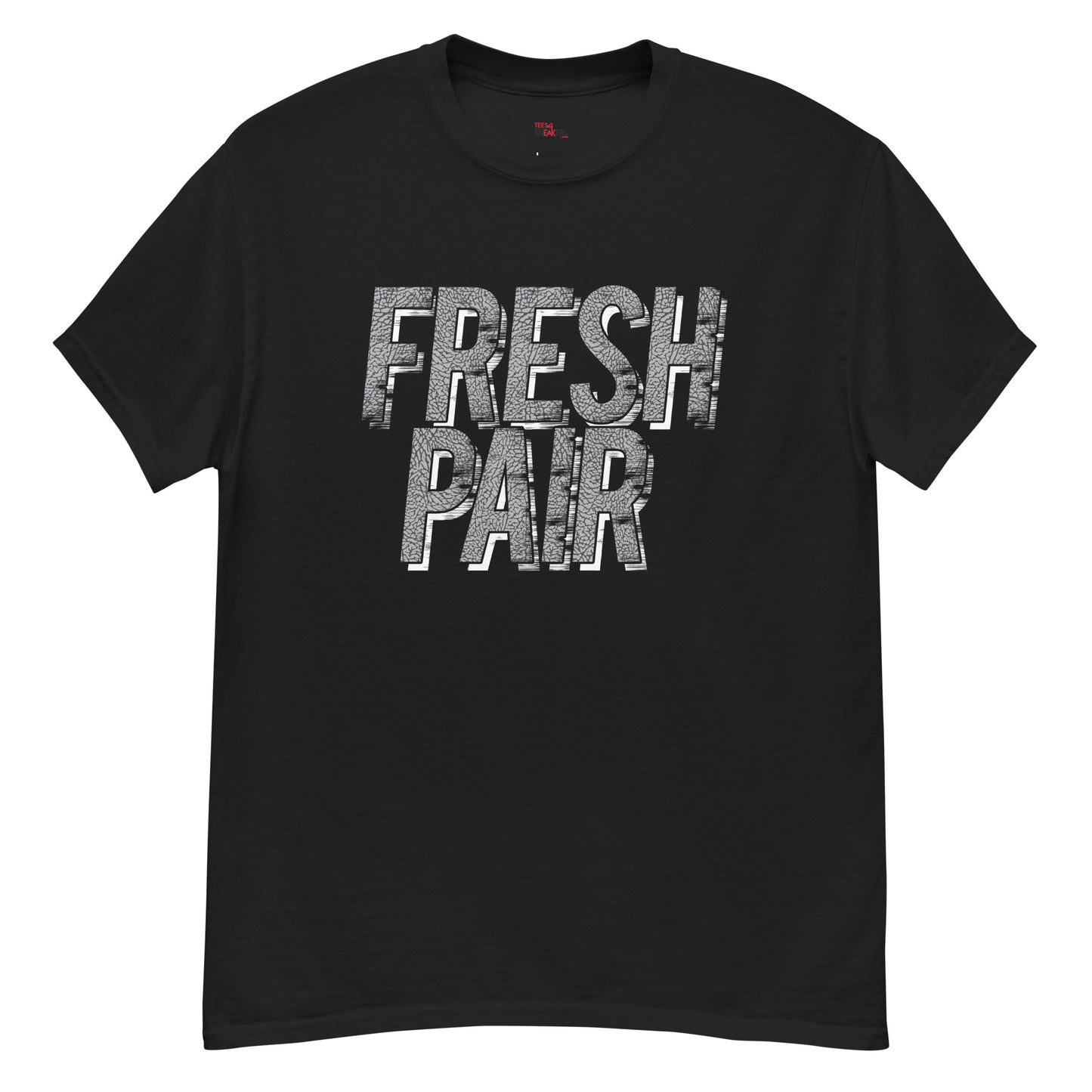 Jordan 3 Cement Grey fresh pair black tee